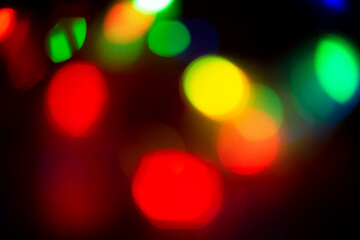 abstract background with lights, abstract Christmas lights, Christmas lights, bokeh lights colourful lighting in the dark