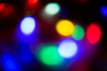 abstract background with lights, abstract Christmas lights, Christmas lights, bokeh lights colourful lighting in the dark