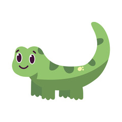 Isolated cartoon of an iguana - Vector illustration