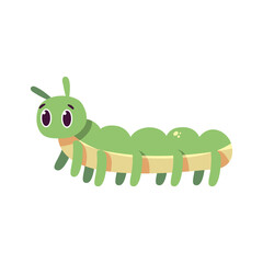 Isolated cartoon of a worm - Vector illustration