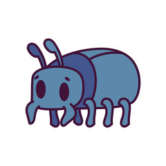 Isolated cartoon of a rookery - Vector illustration