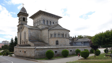 Fototapeta premium Iglesia de Santa María de Lagostelle, Guitiriz, Lugo