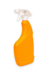 Plastic spray bottle isolated on white background, available for mock up your brand or logo on it.  for hand sanitizer, cleaning products, water etc.
