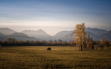 Obraz premium colori caldi in val logra