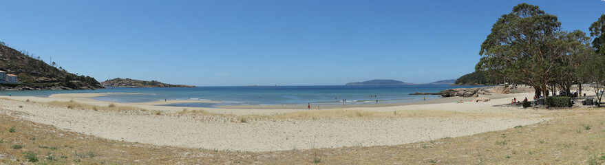 Fototapeta na wymiar Playa de Ézaro, La Coruña, Galicia