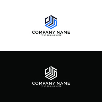 DTS or TDS circle letter logo design with blue and grey.