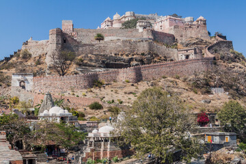 Fototapeta premium Kumbhalgarh fortress, Rajasthan state, India
