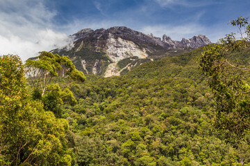 View of Mount Kinabalu, Sabah, Malaysia