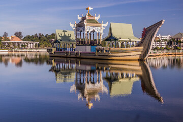 Replica of a royal barge in Bandar Seri Begawan, Brunei