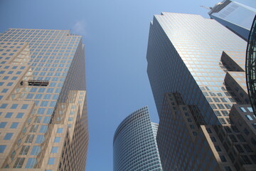 Fototapeta na wymiar New York's skyscrapers.