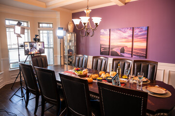 Virtual Thanksgiving Dinner Video Call