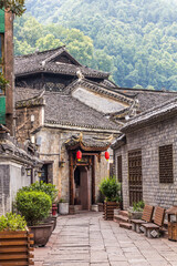 Narrow alley in Fenghuang Ancient City, Hunan province, China