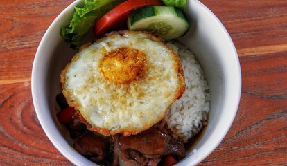 rice with pork