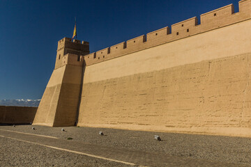 Walls of Jiayuguan Fort, Gansu Province, China © Matyas Rehak