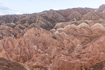 Colorful rainbow mountains of Zhangye Danxia National Geopark, Gansu Province, China