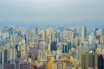 Obraz premium Panoramic view of Sao Paulo City Downtown