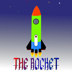 rocket in space