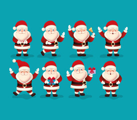 bundle of santa claus icons