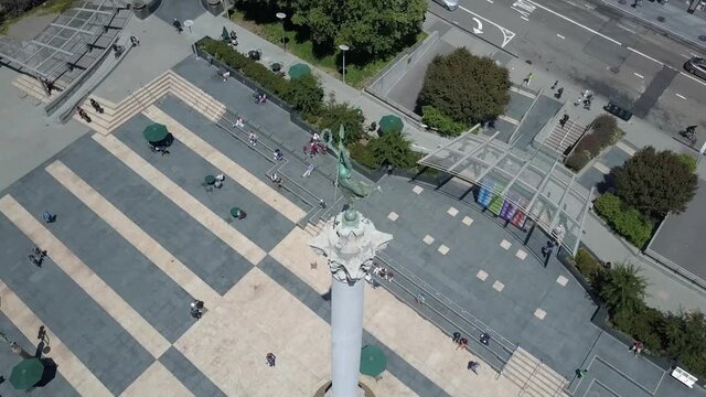 San Francisco Union Square Aerial