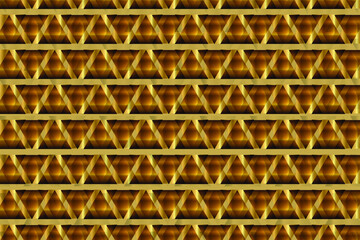 Abstract gold geometric vector background with triangles. Modern luxury geometric background with gold triangles. gold luxury new retro style dynamic pattern composition. Vector illustration