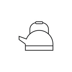 Kettle icon design isolated on white background. vector illustration
