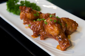 Honey BBQ drumsticks