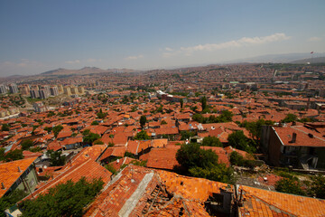 Ankara Streets and the road to Ankara Castle