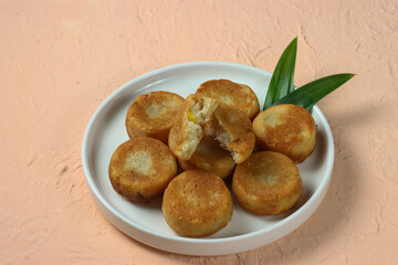 Wingko or javanese pancake is javanese traditional pancake made from grated coconut, gluotinous fluor and sugar.
