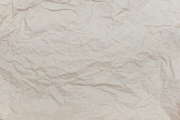 Brown crumpled paper texture background