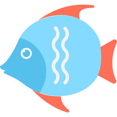 
Fish Flat Vector Icon
