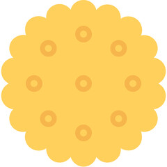 
Cookie Flat Vector Icon 
