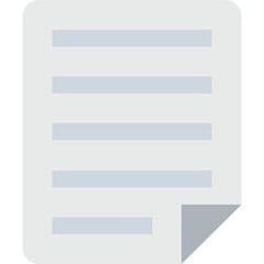 Obraz premium Document Flat Vector Icon 