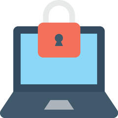 
Laptop Flat Vector Icon
