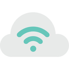 
Wifi Flat Vector Icon 
