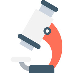 
Microscope Flat Vector Icon
