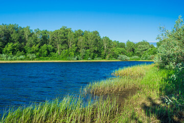The river Volga near Samara, Russia.