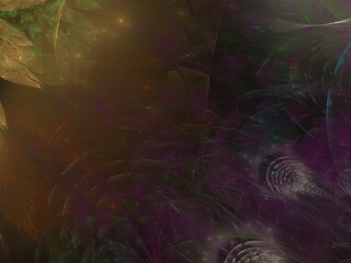 Imaginatory fractal background Image