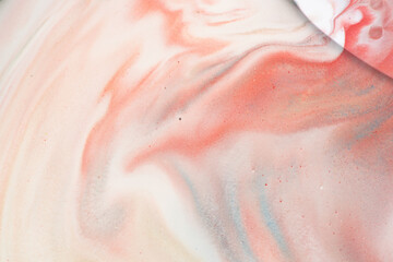 Beautiful abstract background. Acrylic paints. Marble texture. Contemporary art.