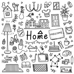 home doodle card