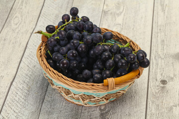 Fresh ripe sweet red grape