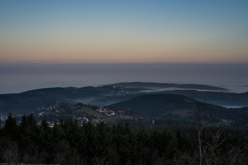Blick ins Tal nach Oberreifenberg und Schmitten