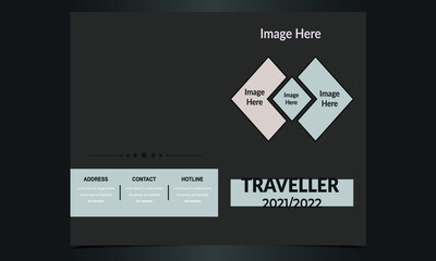 Booklet Design Template with Creative Designs