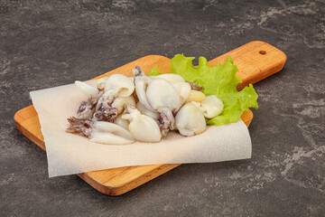 Raw seafood - cuttlefish for cooking