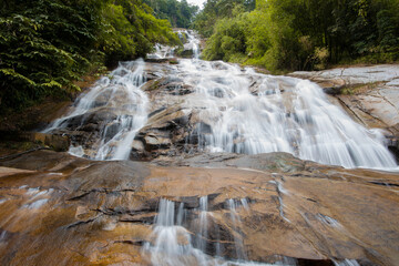 Obraz premium waterfall in the forest