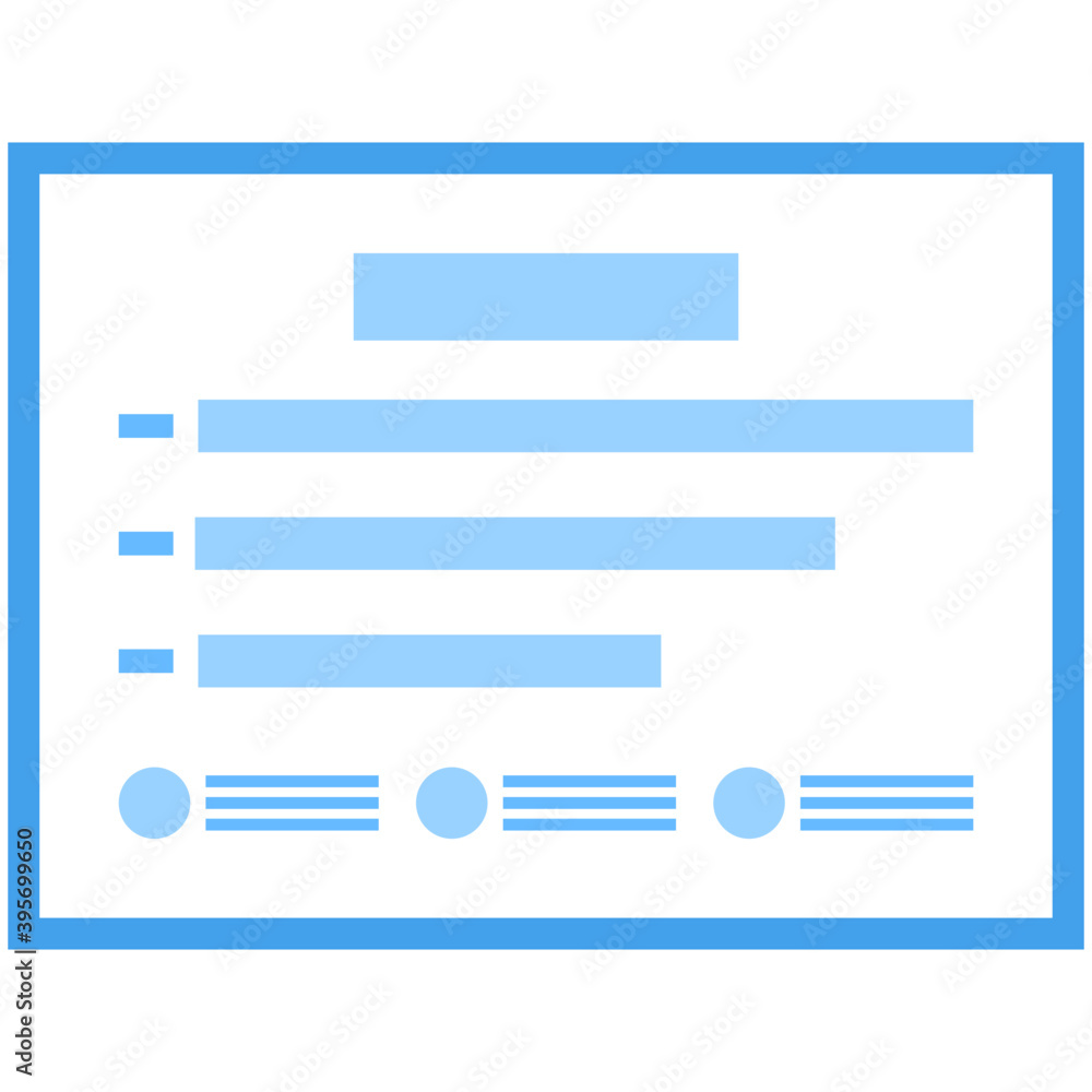 Wall mural Web Interface Vector 