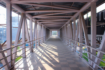 A picture of coridor with selective focus