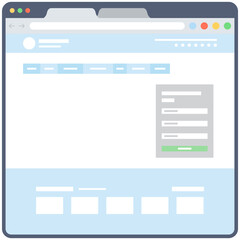 Web Interface Vector 