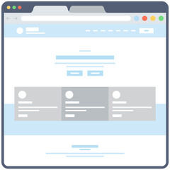 Web Wireframe Vector 