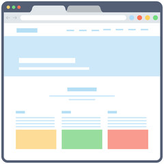 Web Layout Vector 