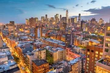 Badezimmer Foto Rückwand Lower Manhattan New York City © Kovcs